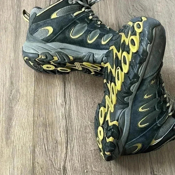 Merrell  Mens Size 7.5 Ridgepass J227162C Black/Moss Thermo Mid Waterproof Boots - Picture 7 of 11